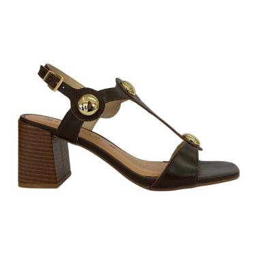 Imagem de Sandália Ramarim 2553203 Feminino Stout casual salto