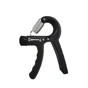 Imagem de Aderência de mão Hand grip 5-60KG Exercite a força do antebraço e dos dedos(Preto（Sem contador）,1pcs)