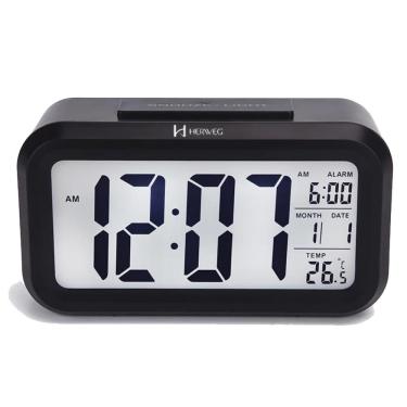 Imagem de Despertador Digital Herweg Ref: 2988-034 Preto
