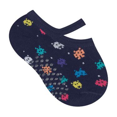 Imagem de Meia Sapatilha Selene Infantil Game 17 A 20 Antiderrapante