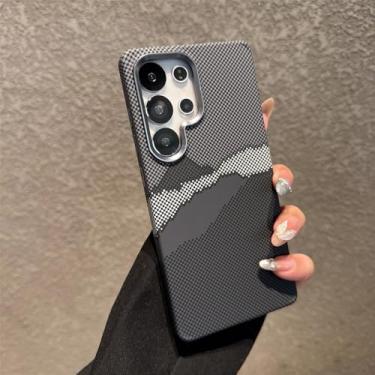 Imagem de Capa de celular fosca de fibra de carbono rígida para Samsung S25 S24 S23 Ultra Plus com estrutura de metal e capa para carregamento sem fio, F15, para Galaxy S24