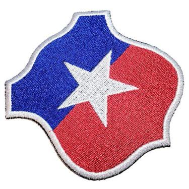 Imagem de Escudo Futebol Chile Patch Bordado Para Camisa Calção Calça