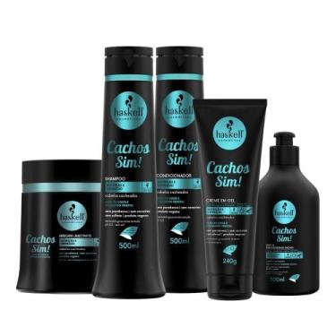 Imagem de Kit Completo Haskell Cachos Sim! 500g 