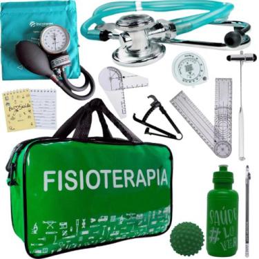 Imagem de Kit Fisioterapia Fita Imc Goniometro Grande Pequeno Fisio - Love Saude