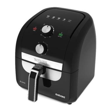 Imagem de Airfryer Itatiaia Fritadeira Elétrica 8L 5L 4L 3,5L Preta 110v, Preto,