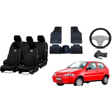Imagem de Capa de couro + Tapete 5 peças + Capa de volante para Fiat palio 96-99