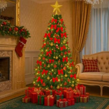 Imagem de Árvore de Natal 120cm com 120 Galhos Pinheiro Verde Tradicional – Decoração Natalina Elegante e Durável