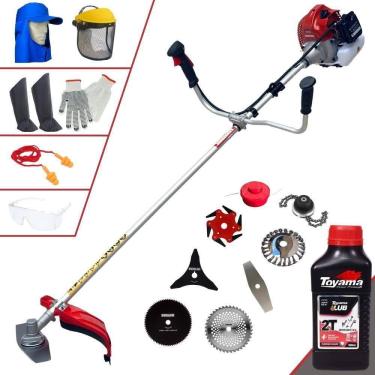 Imagem de Roçadeira Completa Bcj620l + 6 Facas + Epi + Óleo Toyama 2t