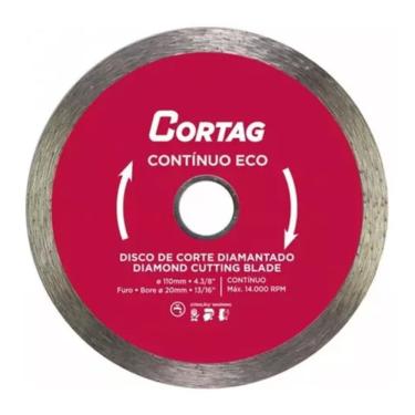 Imagem de Disco Diamantado Contínuo Eco - 4 Polegadas - 20mm - 61548 - Cortag