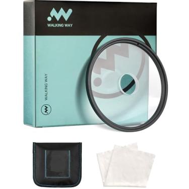 Imagem de Walking Way Filtro de lente prisma de ponto central de 82 mm, filtro de câmera de efeito especial de exposição central com foco suave e sonhador para fotografia criativa, vídeo