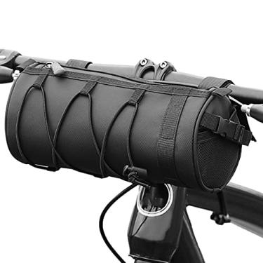 Imagem de pologmase Bolsa para bicicleta | Bolsa selim bicicleta | Bolsa armazenamento tubo frontal impermeável para guidão bicicleta grancapacidapara telefone, ferramentas, chaves, mountain road bike