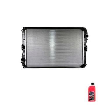 Imagem de Kit Radiador Interc MB 2035 2040 2044 2540 2640 + Aditivo Paraflu Rosa 1L
