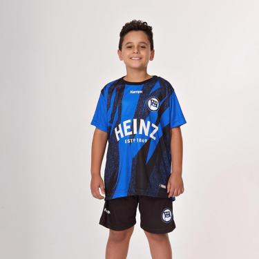 Imagem de Camiseta Kempa Pinheiros Aquecimento Torcedor Handebol Masculino Jr - Azul-Masculino