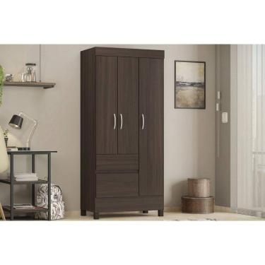Imagem de Guarda Roupa Solteiro 3 Portas E 2 Gavetas Wind Cafe Touch - Demóbile