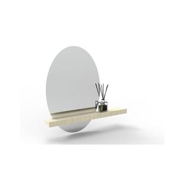Imagem de Espelho Funcional Shelf Pinus 60x40 Oval