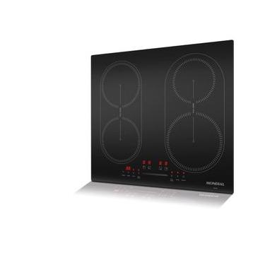 Imagem de Cooktop por Indução 4 bocas Mondial Preto 7000W 220V  CTI-03 220