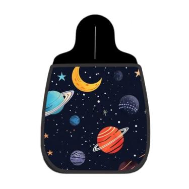 Imagem de Lixeira De Carro Organizador Lixinhocar Estampa Planetas Espaço Azul