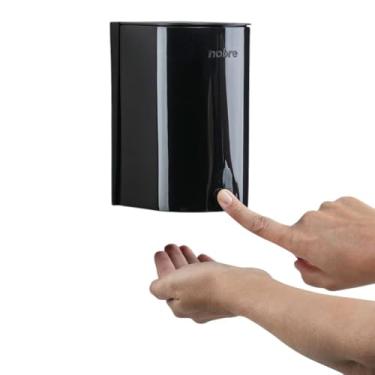 Imagem de Dispenser Mini Sabonete Espuma 500ml Preto com Reservatório Nobre