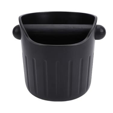 Imagem de GLOGLOW Caixa de Batida para Grãos de café, Caixa de Batida Portátil ABS para Baristas e Cafés Domésticos, Base Ergonômica Antiderrapante, Componentes de Eletrodomésticos Com Design Preto Elegante