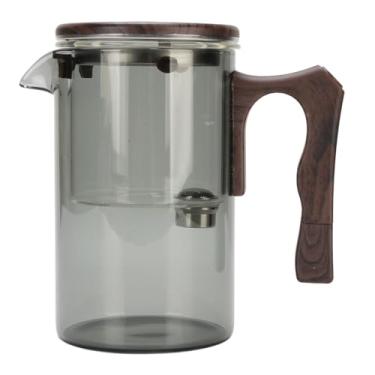 Imagem de ZAWELIYO Bule de Vidro para chá de Folhas Soltas, Com Filtro, Vazamento Preciso, Bico à Prova de Vazamento, Separação de água para chá, Escritório Doméstico (Cinza 550ml)