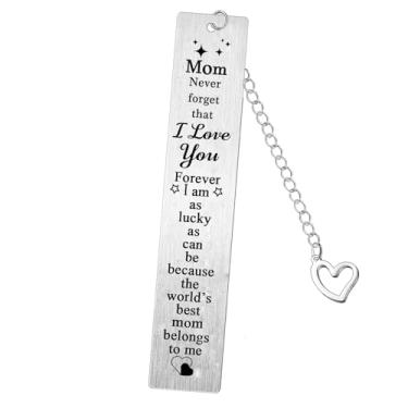 Imagem de Marcadores de livro para mãe, presentes para mãe, filha, filho, I Love You, presentes para mãe, marcador de página, Natal, aniversário, presente de dia das mães, presente para mamãe, mãe, presente de