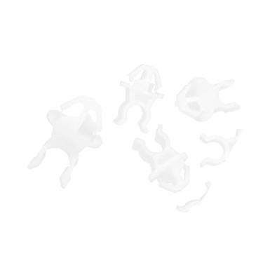 Imagem de VekAuto 5 peças de clipes de rebite de suporte para capô branco para Honda Auto Accessories