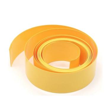 Imagem de Tubo Termorretrátil PVC Amarelo Bateria 18650 (1m/5m, 7-200mm) - Isolado, Resistente Desgaste, À Prova D'Umidade, Eletrônicos(5m,Width 60mm)