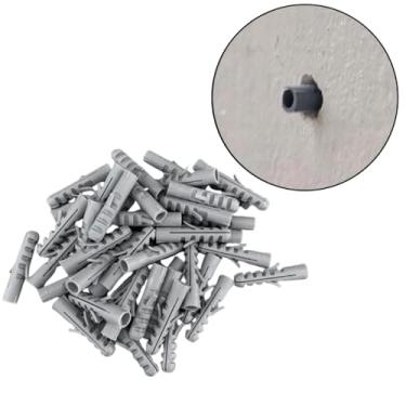 Imagem de Pacote com 100 Bucha de Fixação Plástico 10mm | Utilimix