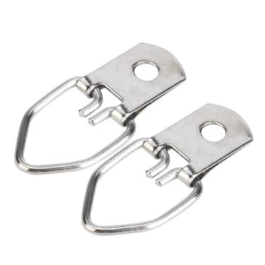 Imagem de Ymiko 50 Cabides do Quadro da Foto Dos Pces, Ganchos de Suspensão da Parede Ferro para Obras de Arte e Imagens, Fontes Imagem de 22 53mm (C)