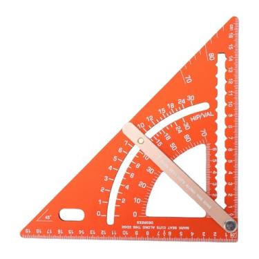 Imagem de Garosa Régua Triangular Ajustável-quadrado de Moldura de Viga de Liga de Alumínio Com Haste Móvel para Marcenaria e Medição Precisa de ângulo
