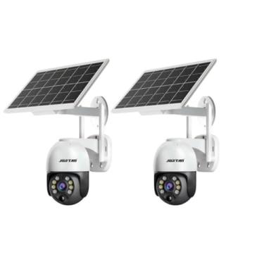 Imagem de ANJ.GG Câmera de Segurança Wi-Fi, Uso Interno/Externo, Estilo Domo, 1080p HD, Detecção de Movimento, Monitoramento Residencial, L12*2, Sem Fio/Com Fio, Áudio Bidirecional, AC/DC, Wi-Fi