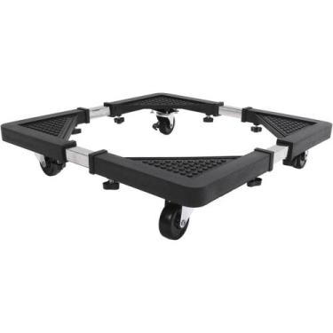 Imagem de Base com rodinhas para Máquina de Lavar Geladeira Carrinho Multiuso Aj