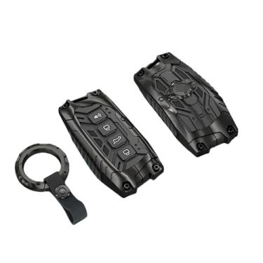 Imagem de Liga de zinco caso chave do carro capa protetor escudo compatível com haval h9 f7x h5 h3 great wall 5 3 m2 h6 coupe m4 h2 6 2022 acessórios automóveis(Black Type)