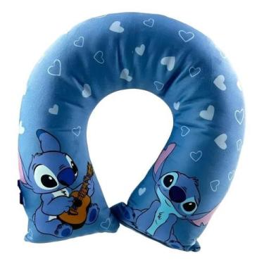 Imagem de Almofada De Pescoço Infantil Disney Stitch - Hedrons, Almofada Stitch