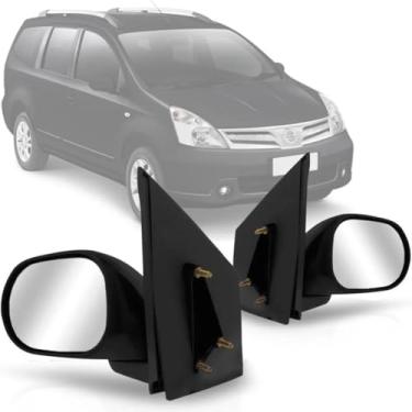 Imagem de Retrovisor Livina 2009 2010 2011 2012 2013 2014 Sem Controle