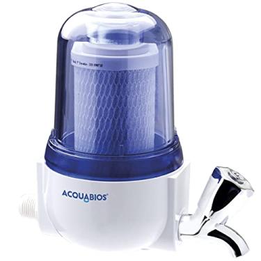 Imagem de Filtro De Água Transparente Com Torneira Plástica Cromada Acqua 5 Carbon Block Acquabios 1000-0010, Acquabios, Filtro Purificador De Água Com Torneira, Incolor E Cromado, Máxima Eficiência Comprovada