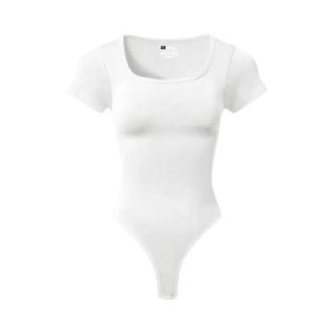 Imagem de Macacão De Yoga plus Size Para Mulheres, Sem Costura, Decote Quadrado,