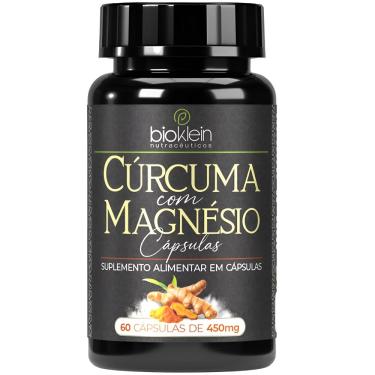 Imagem de CURCUMA COM MAGNESIO (Curcumina e Magnesio) 450mg 60 CAPSULAS BIOKLEIN