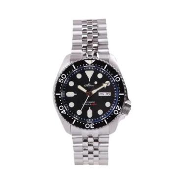 Imagem de Relógio Mecânico Masculino Vintage HEIMDALLR Sharkey SKX007 200M Com C