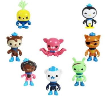 Imagem de Conjunto De Figuras De Ação Octonautas 8PCS, Capitão Barnacles, Kwazii
