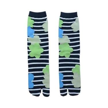 Imagem de Meias De Algodão Penteado Coloridas Com Desenhos Animados Para Mulhere