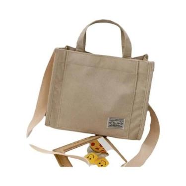 Imagem de Bolsa De Ombro Feminina De Grande Capacidade Em Corduroy Rilibegan, Te
