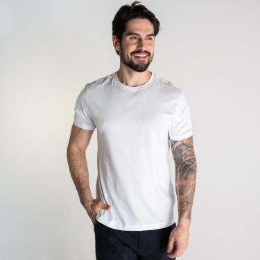 Imagem de Camiseta Aramis Básica Algodão Pima Branca-Masculino