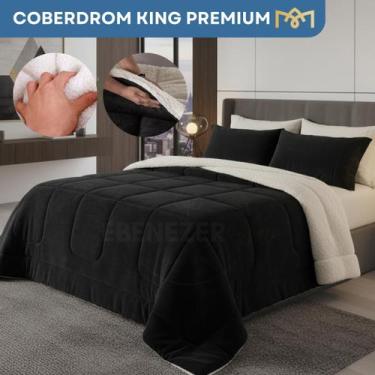 Imagem de Coberdrom King Dupla Face Sherpa Premium Confortável Extra Macio - Ebe
