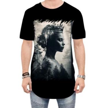 Imagem de Camiseta Longline Pesca Rainha da Floresta Nórdica 5, G