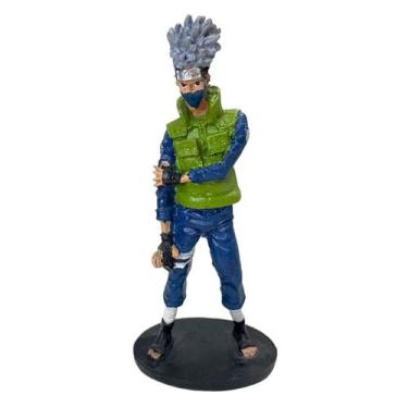 Imagem de Boneco Colecionável Kakashi do Naruto em Resina Escultura Pintado à Mã