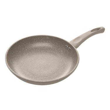 Imagem de Frigideira de Indução em Alumínio 24cm Taupe com Revestimento - Lyor