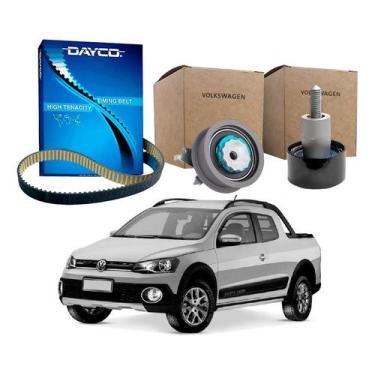 Imagem de Kit Correia Dentada Tensor Saveiro Cross 1.6 16v 2014 A 2017 - Dayco