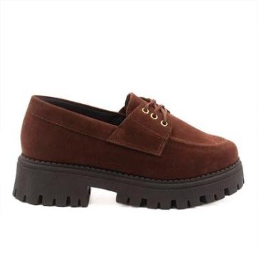 Imagem de Mocassim Zatta Solado Tratorado Anny Camurça-Feminino