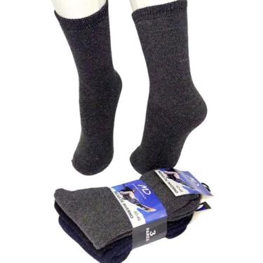 Imagem de Kit 09 Pares Meia De Inverno Grossa Masculina Unissex Calça 39 A 43 Id